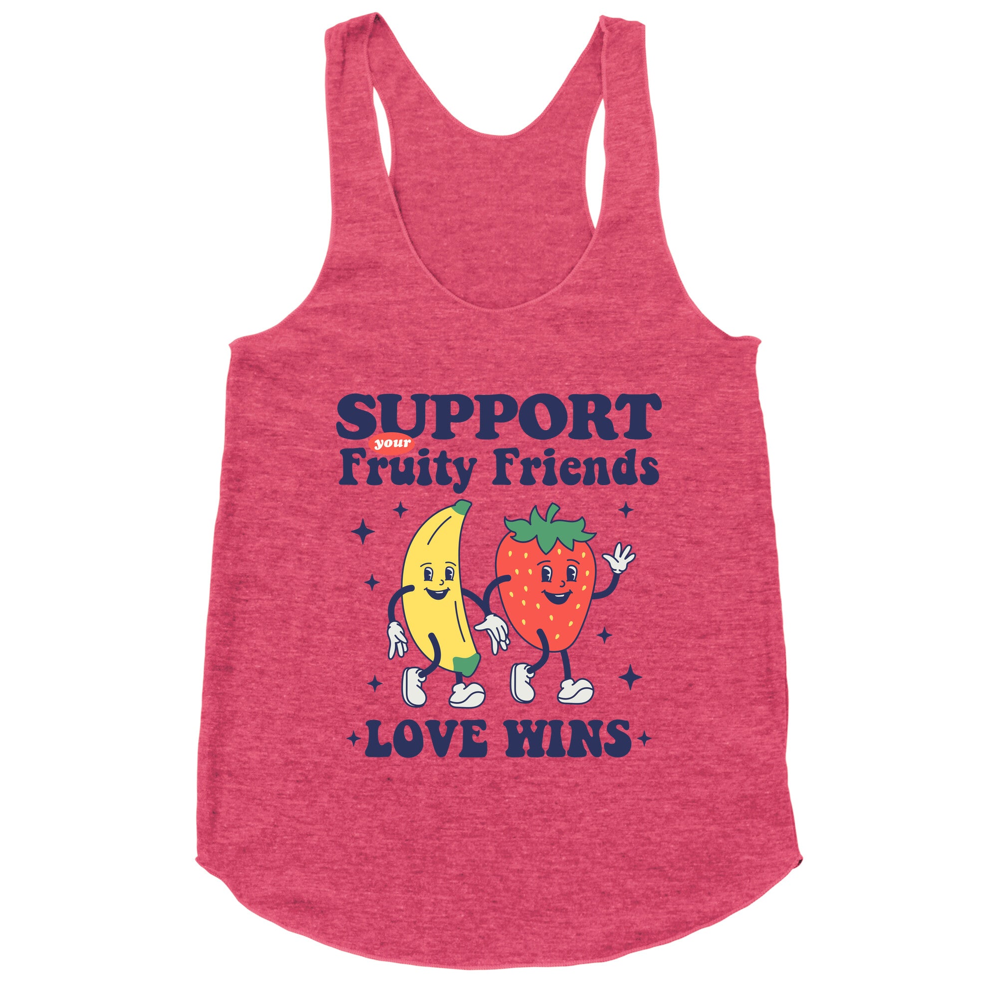 Support Your Fruity Friends Pride Racerback Tank