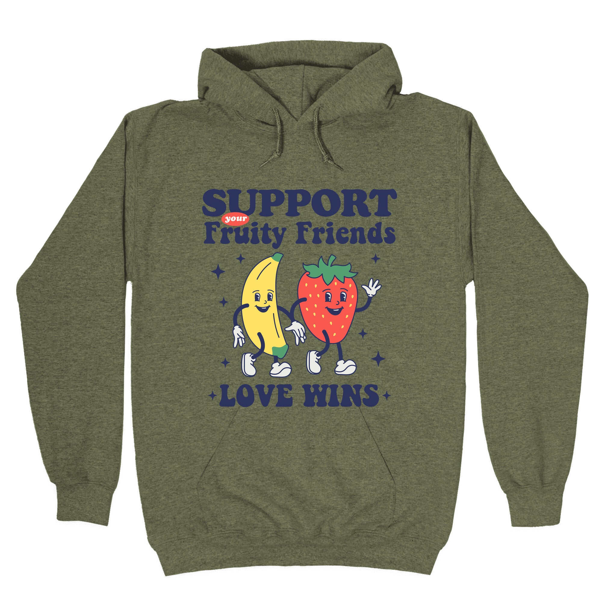 Support Your Fruity Friends Pride Hoodie