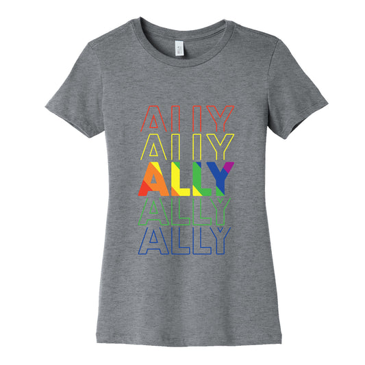 Pride Ally Womens Cotton Tee