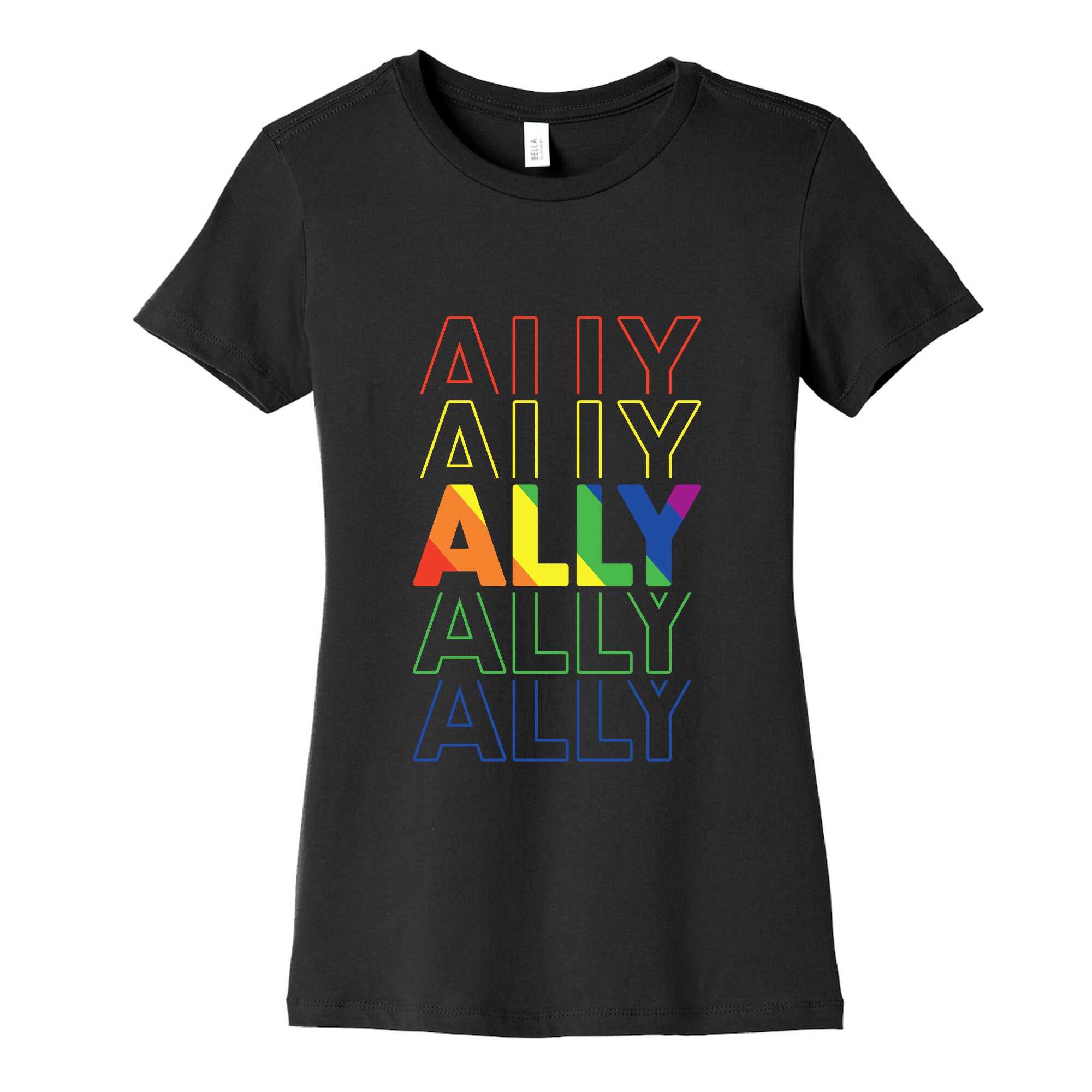 Pride Ally Womens Cotton Tee