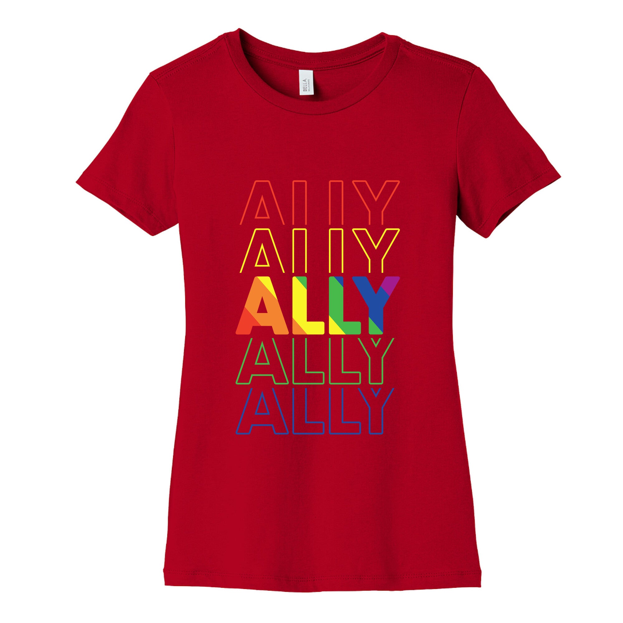 Pride Ally Womens Cotton Tee