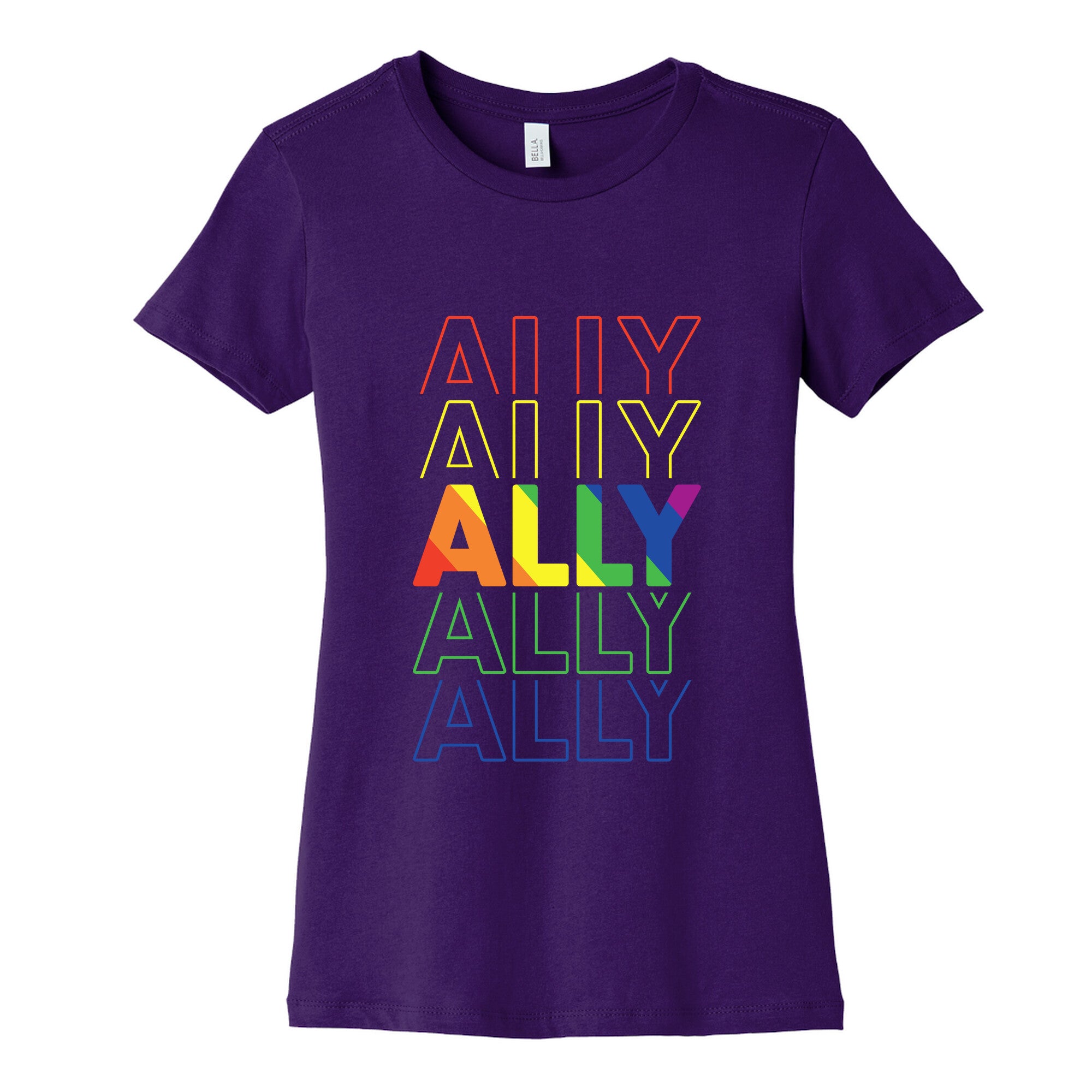 Pride Ally Womens Cotton Tee