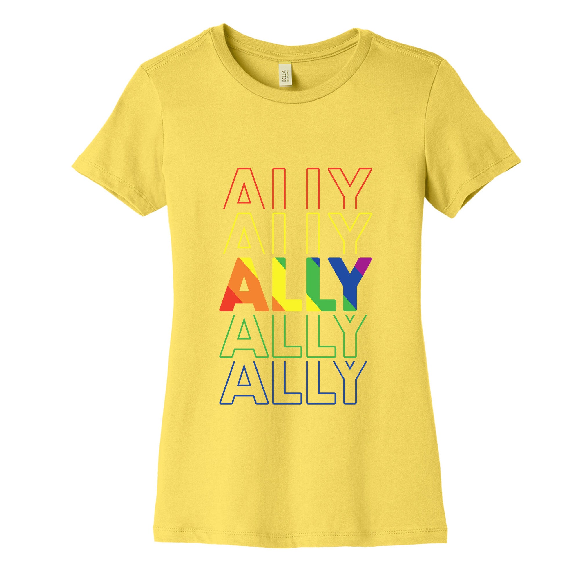 Pride Ally Womens Cotton Tee