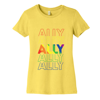 Pride Ally Womens Cotton Tee