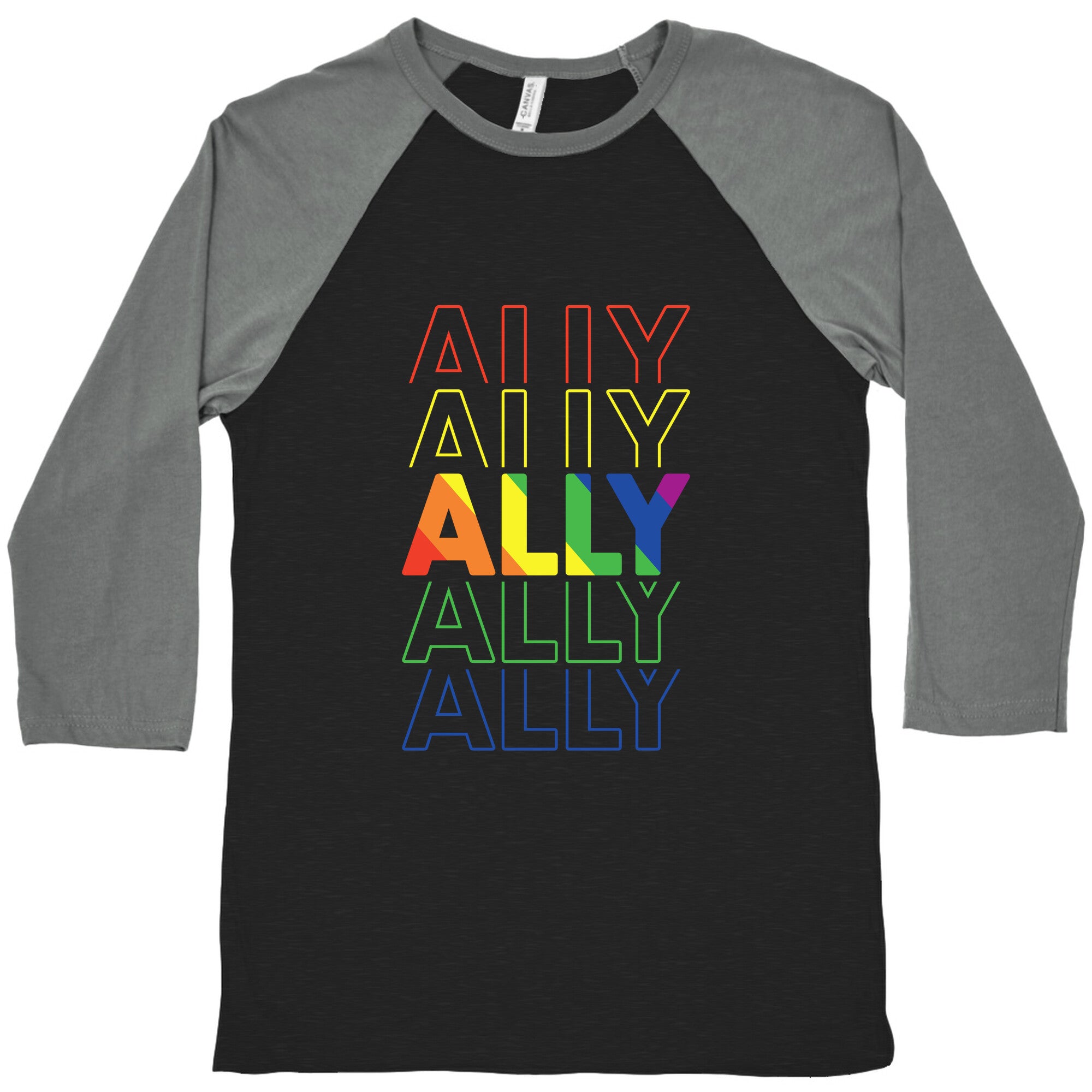 Pride Ally Baseball Tee