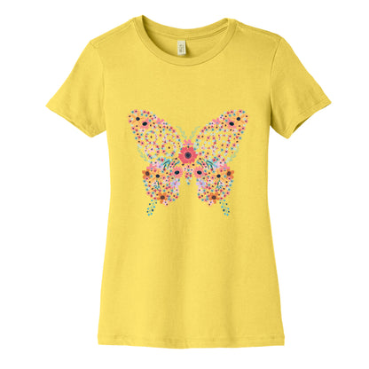 8647 Anti Trump Butterfly Womens Cotton Tee