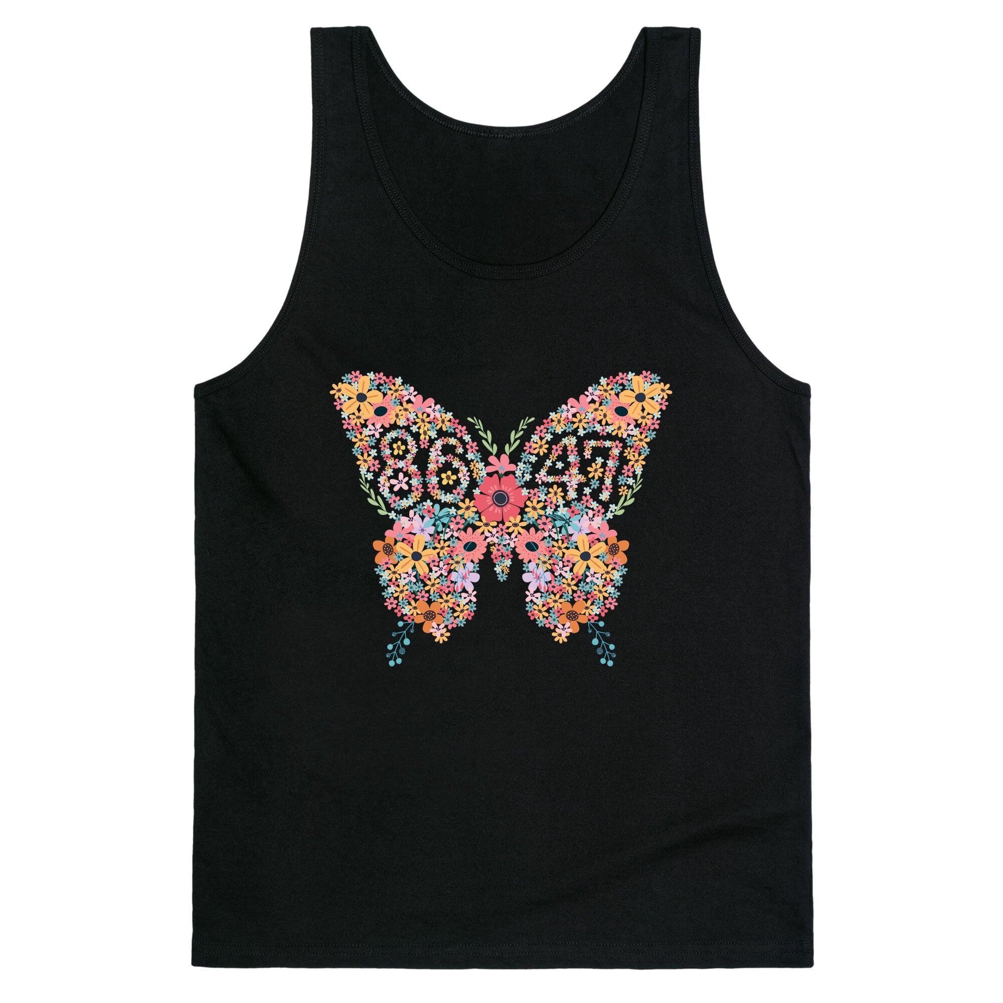 8647 Anti Trump Butterfly Tank Top