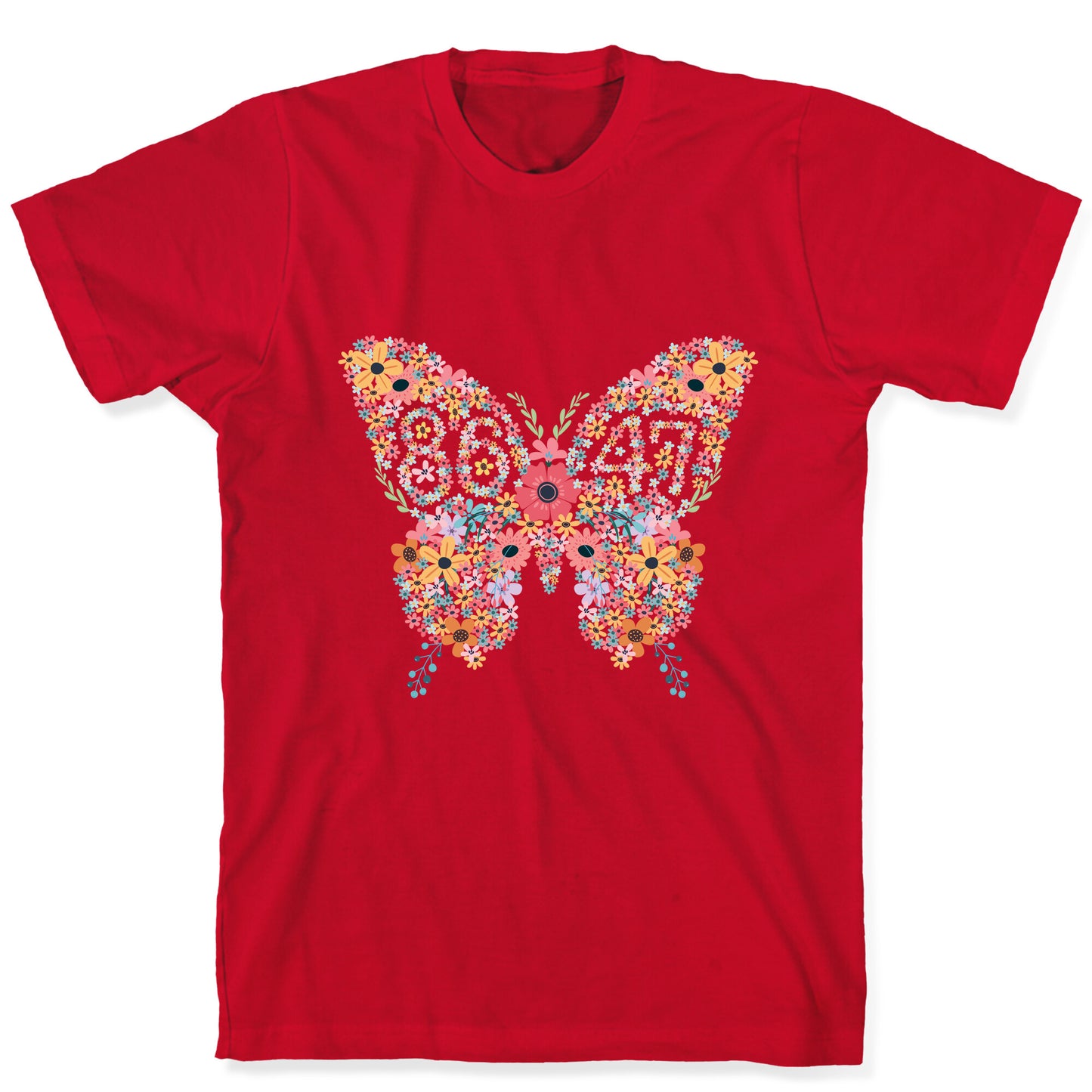8647 Anti Trump Butterfly T-Shirt