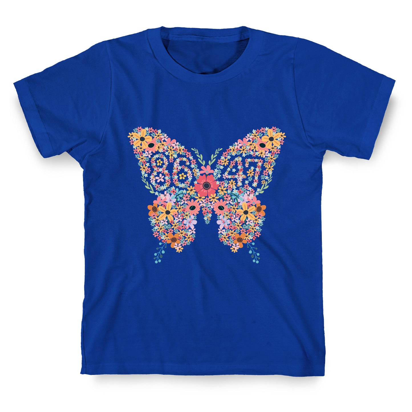 8647 Anti Trump Butterfly T-Shirt