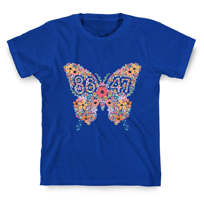 8647 Anti Trump Butterfly T-Shirt