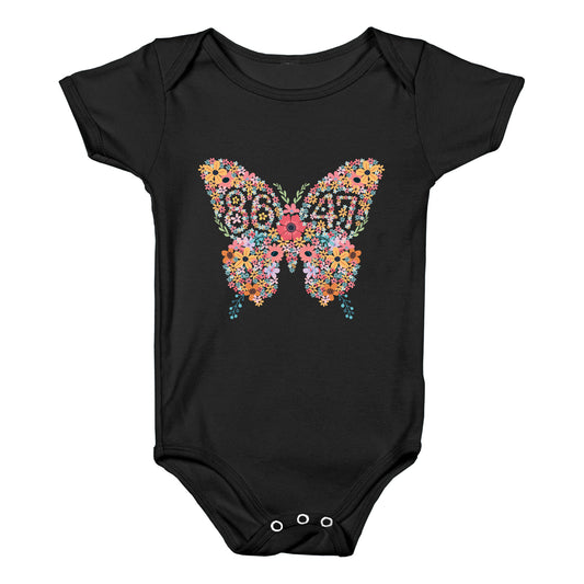 8647 Anti Trump Butterfly Baby One-Piece