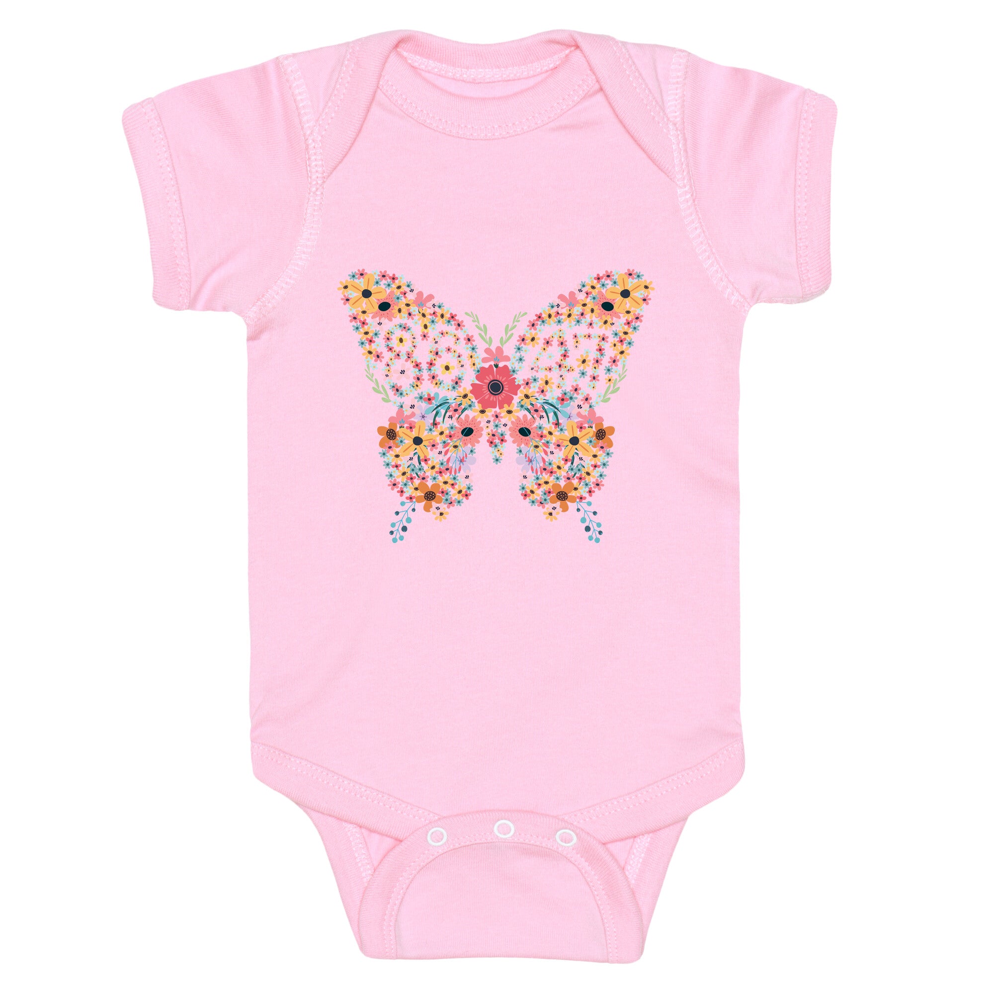 8647 Anti Trump Butterfly Baby One-Piece