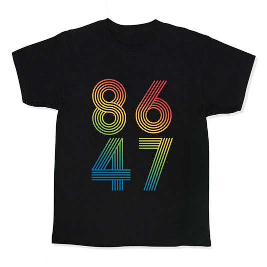 8647 Anti Trump Rainbow Kids Tee