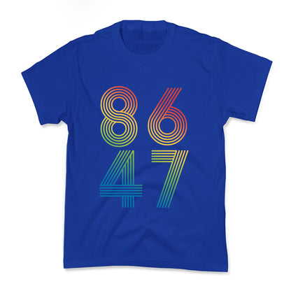 8647 Anti Trump Rainbow Kids Tee