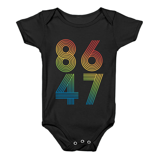 8647 Anti Trump Rainbow Baby One-Piece