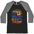 Love Whoever The F You Want Baseball Tee