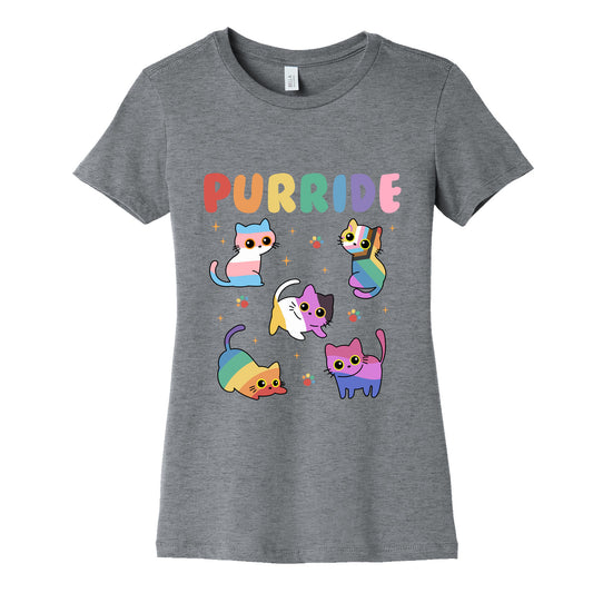 Purride Cats Pride Womens Cotton Tee