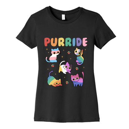 Purride Cats Pride Womens Cotton Tee