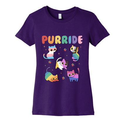 Purride Cats Pride Womens Cotton Tee