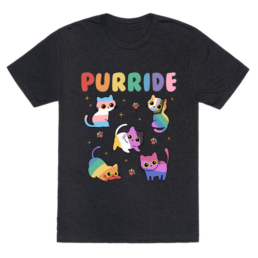 Purride Cats Pride Unisex Triblend Tee