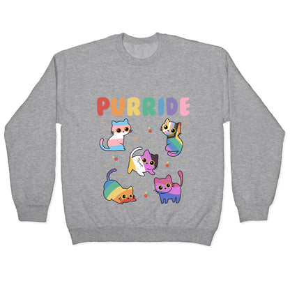 Purride Cats Pride Crewneck Sweatshirt