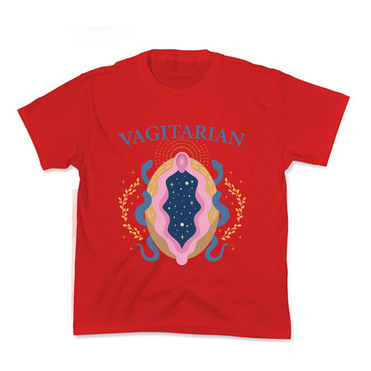 Vagitarian Lesbian Pride Kids Tee