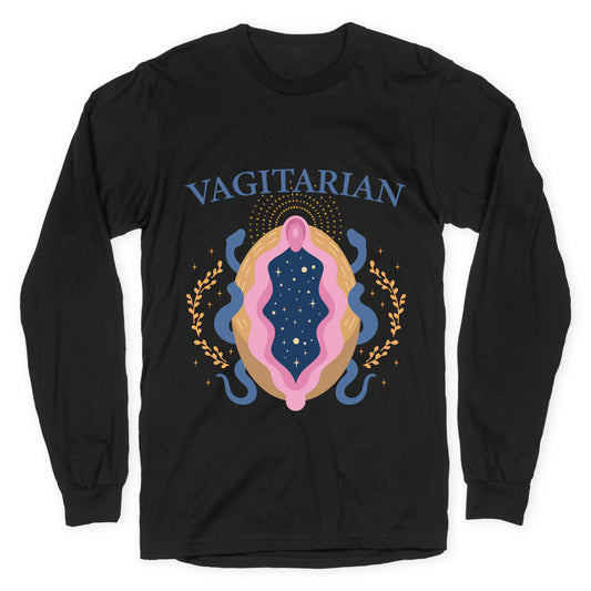 Vagitarian Lesbian Pride Longsleeve Tee