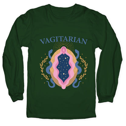 Vagitarian Lesbian Pride Longsleeve Tee