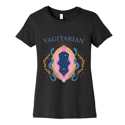 Vagitarian Lesbian Pride Womens Cotton Tee