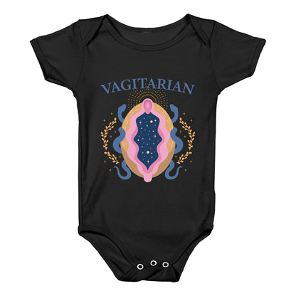 Vagitarian Lesbian Pride Baby One-Piece