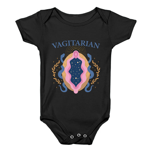 Vagitarian Lesbian Pride Baby One-Piece