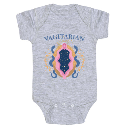 Vagitarian Lesbian Pride Baby One-Piece