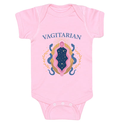 Vagitarian Lesbian Pride Baby One-Piece