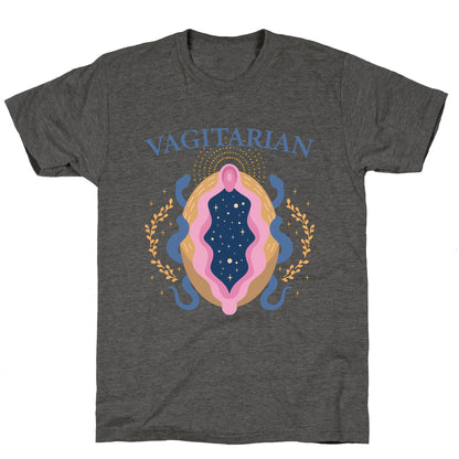 Vagitarian Lesbian Pride Unisex Triblend Tee