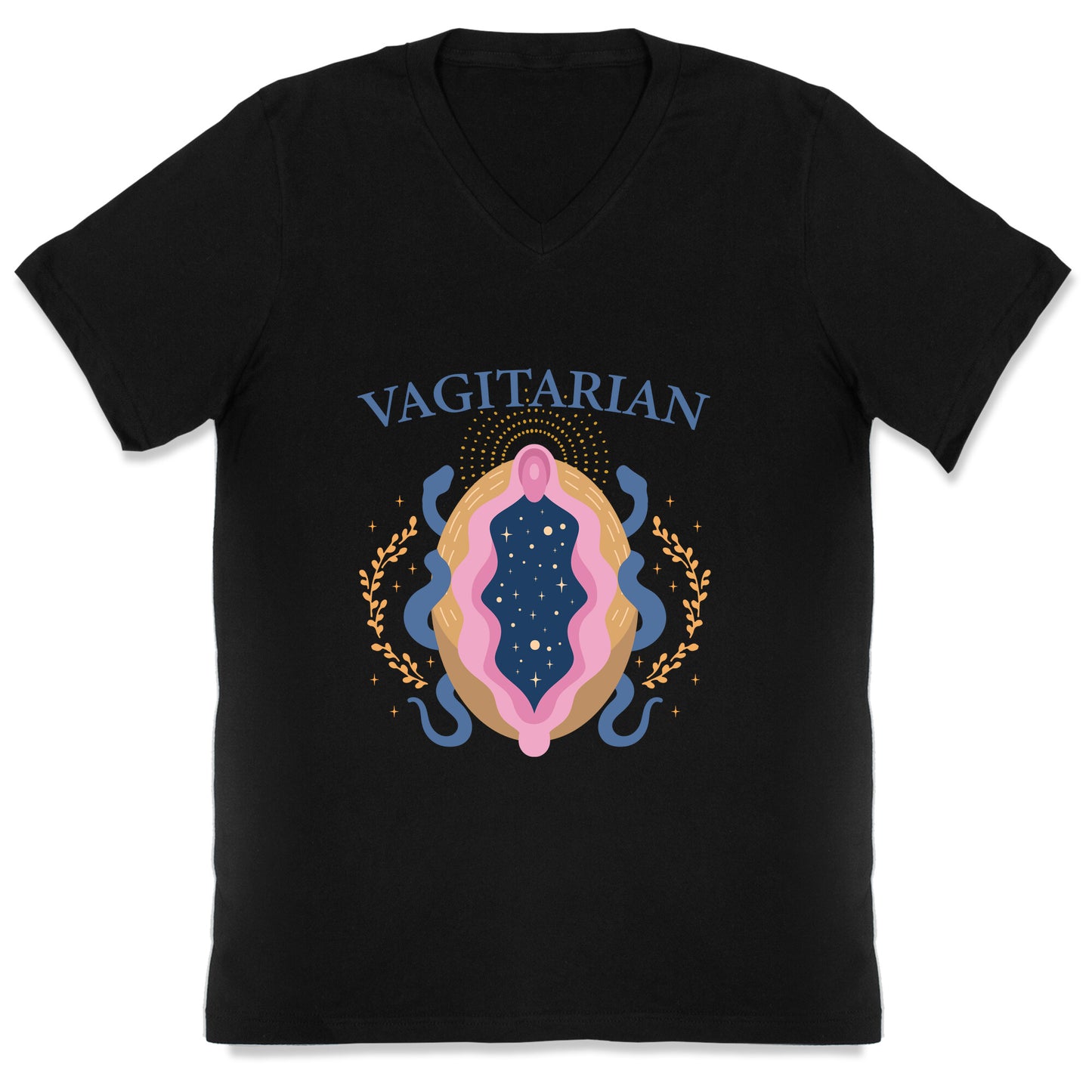 Vagitarian Lesbian Pride V-Neck