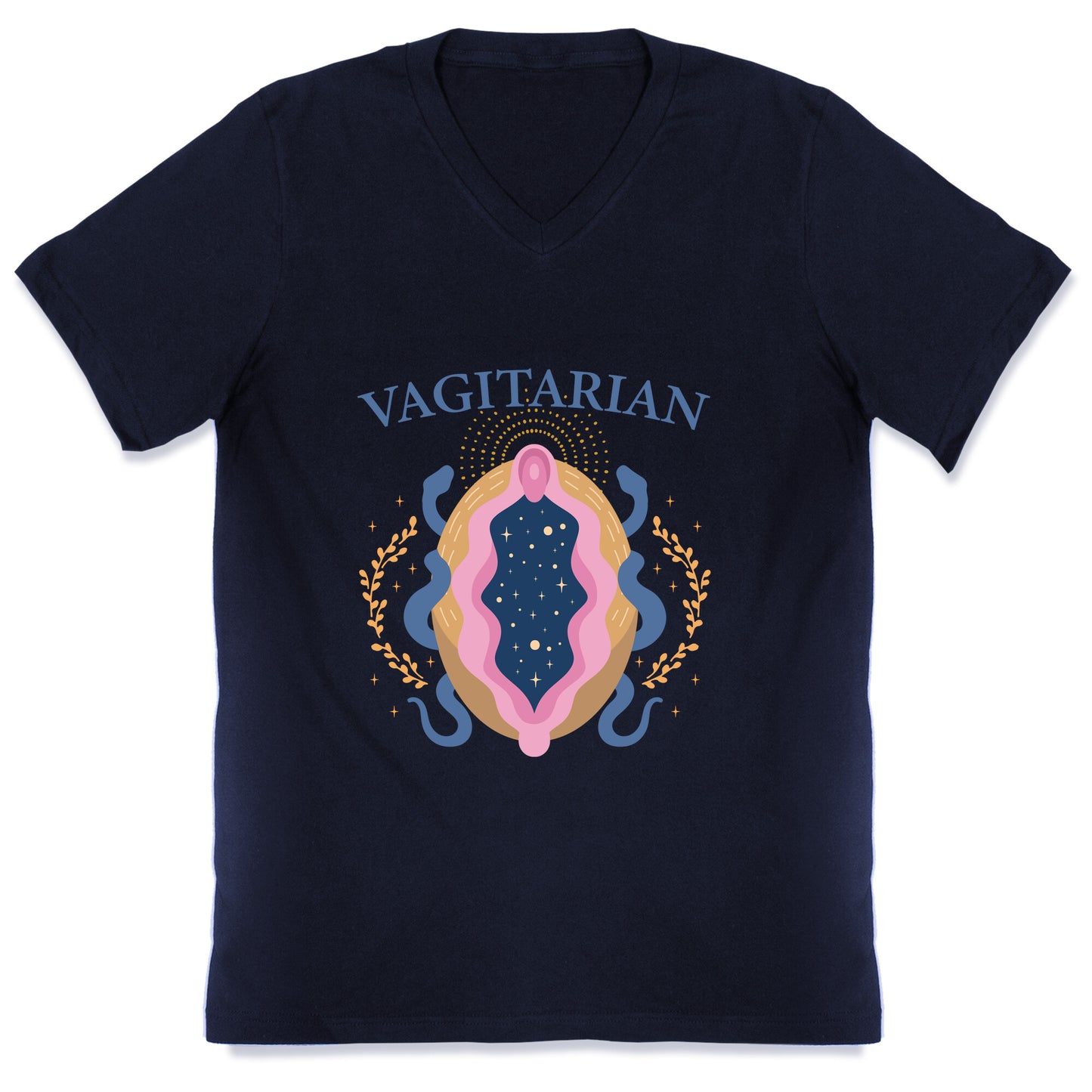 Vagitarian Lesbian Pride V-Neck