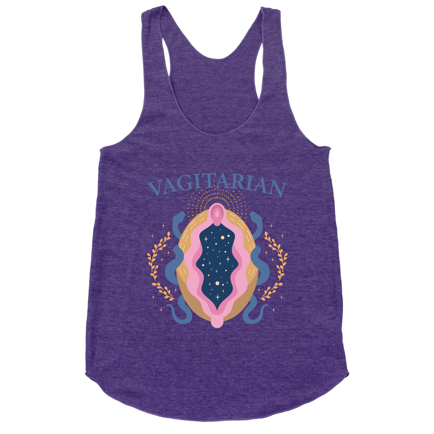 Vagitarian Lesbian Pride Racerback Tank