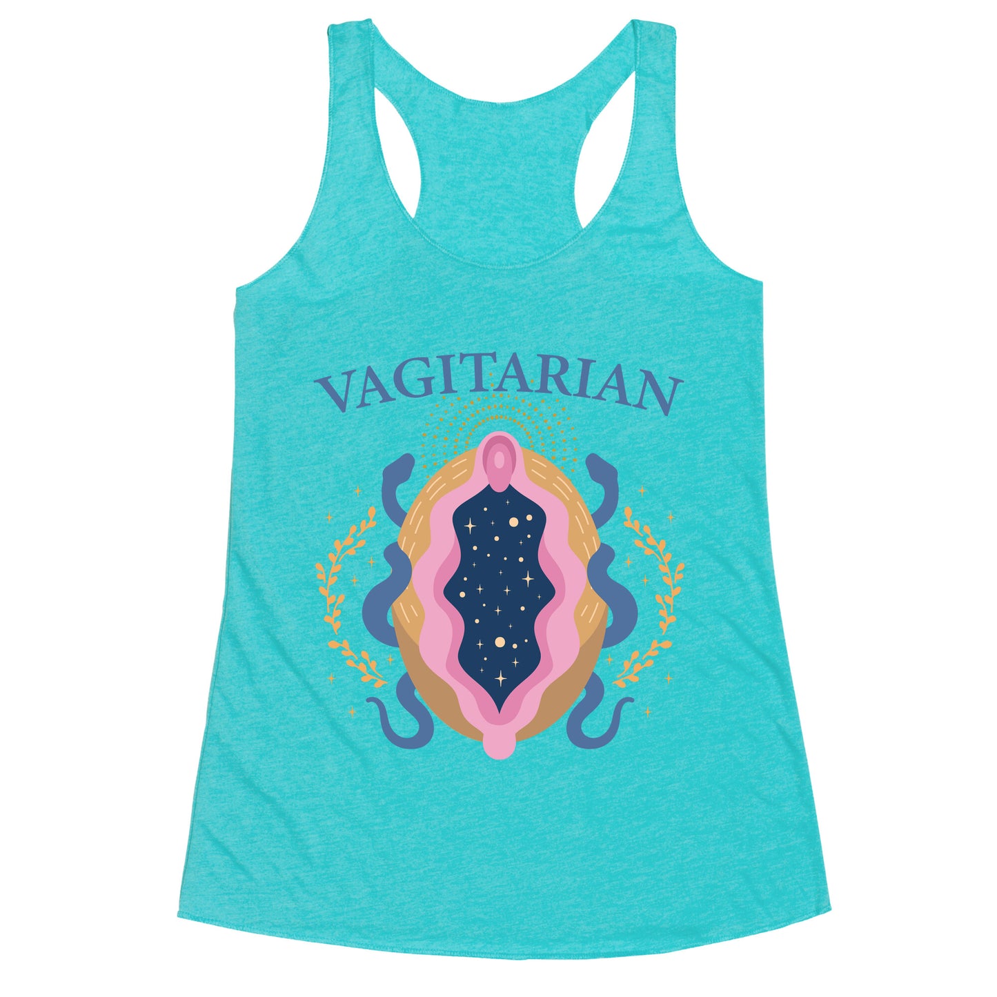 Vagitarian Lesbian Pride Racerback Tank