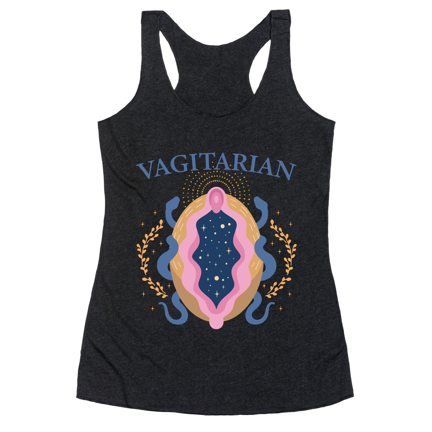 Vagitarian Lesbian Pride Racerback Tank