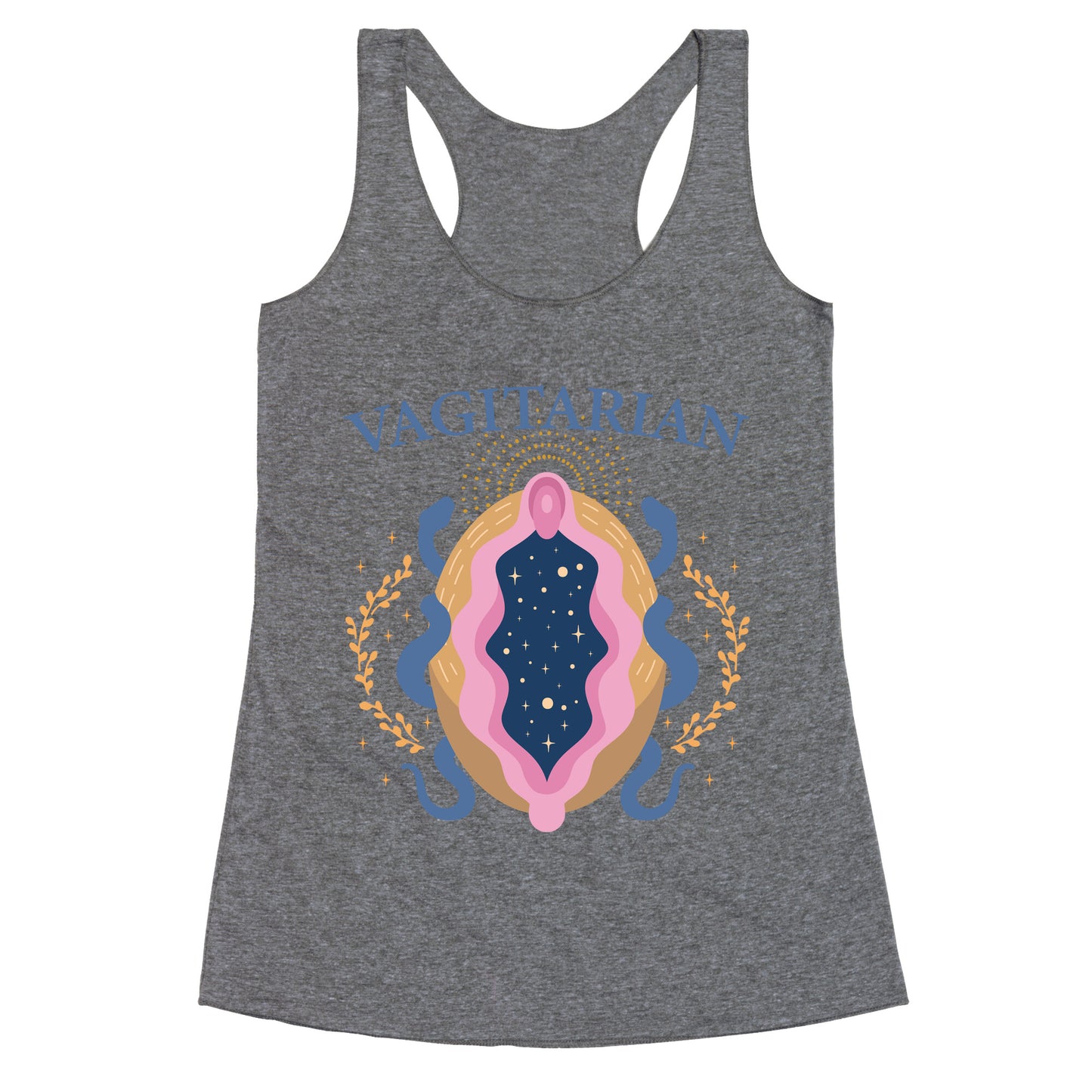 Vagitarian Lesbian Pride Racerback Tank