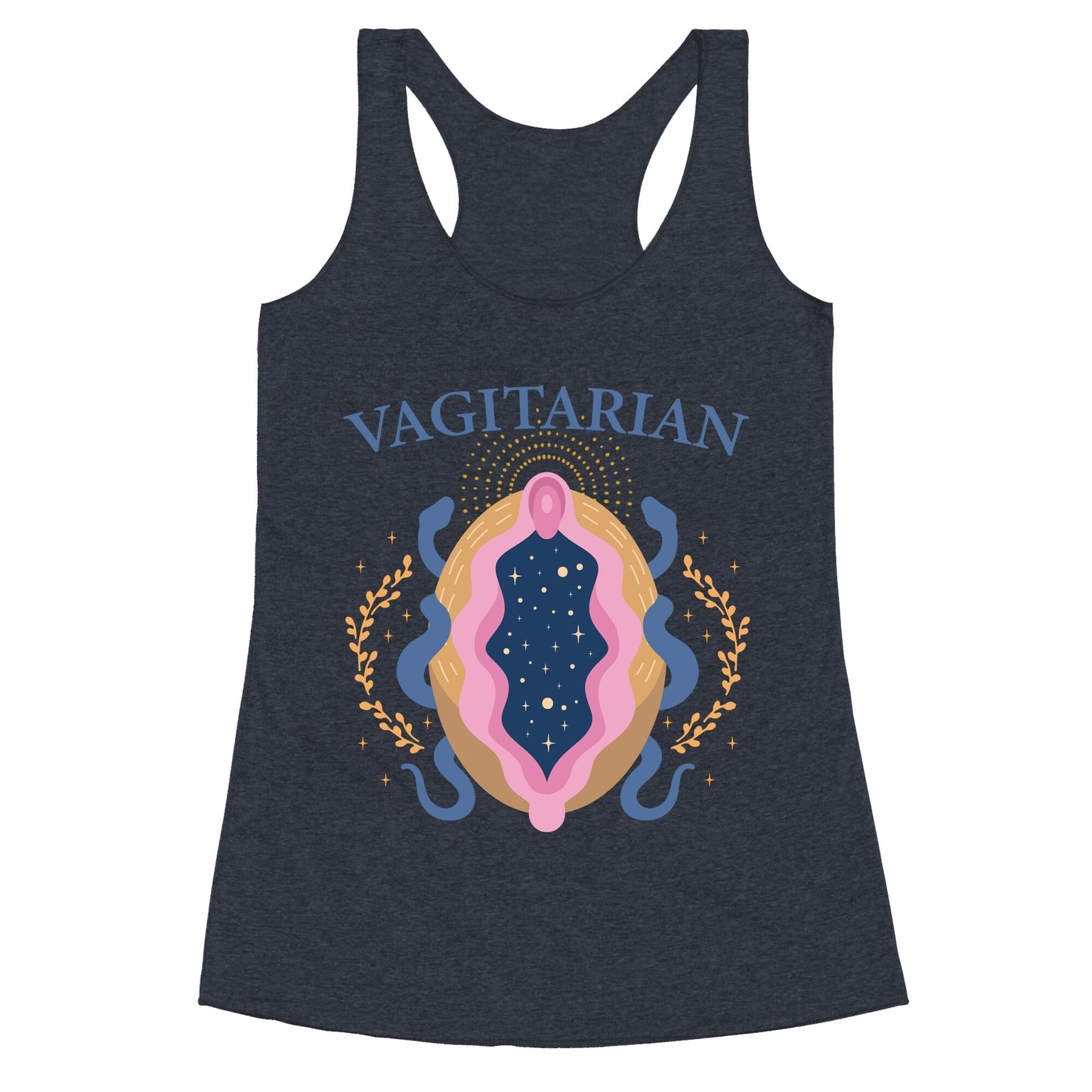 Vagitarian Lesbian Pride Racerback Tank