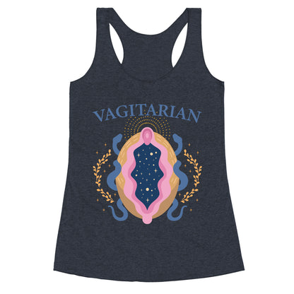 Vagitarian Lesbian Pride Racerback Tank