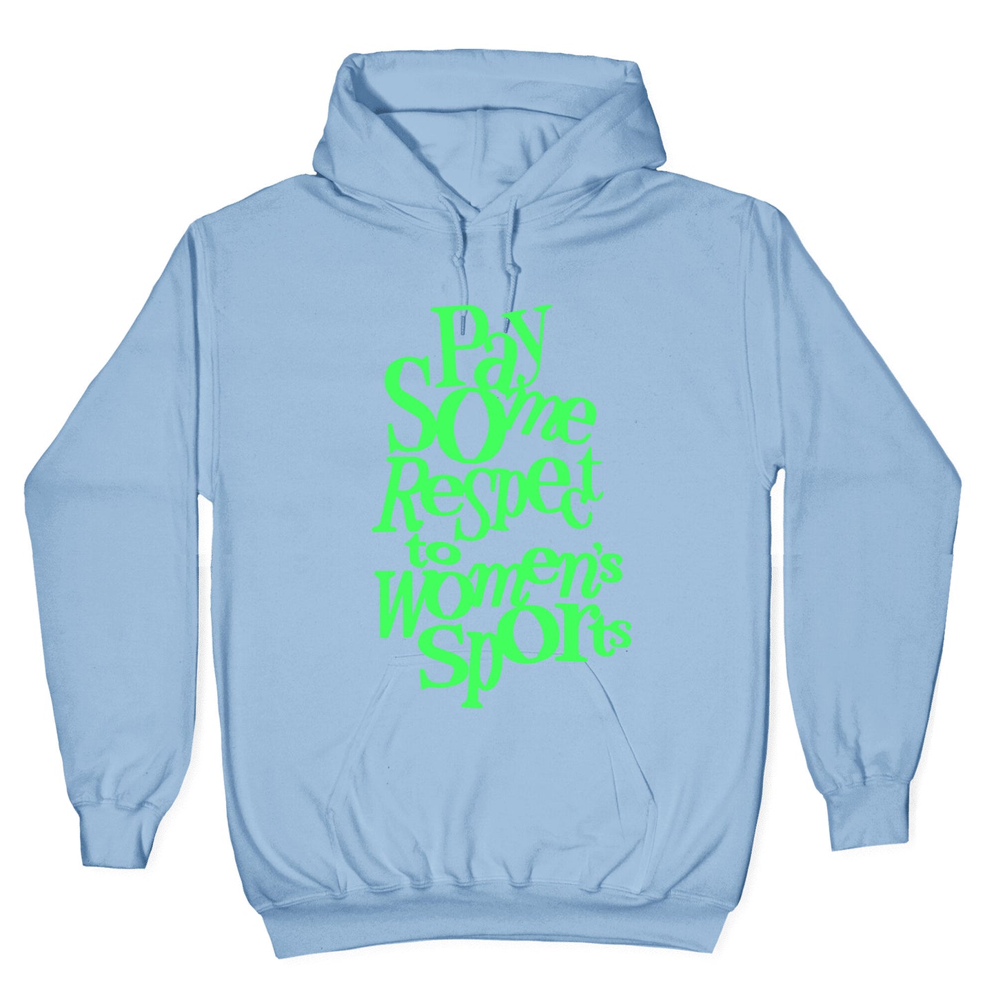 Pay Some Respect To Womens Sports Hoodie