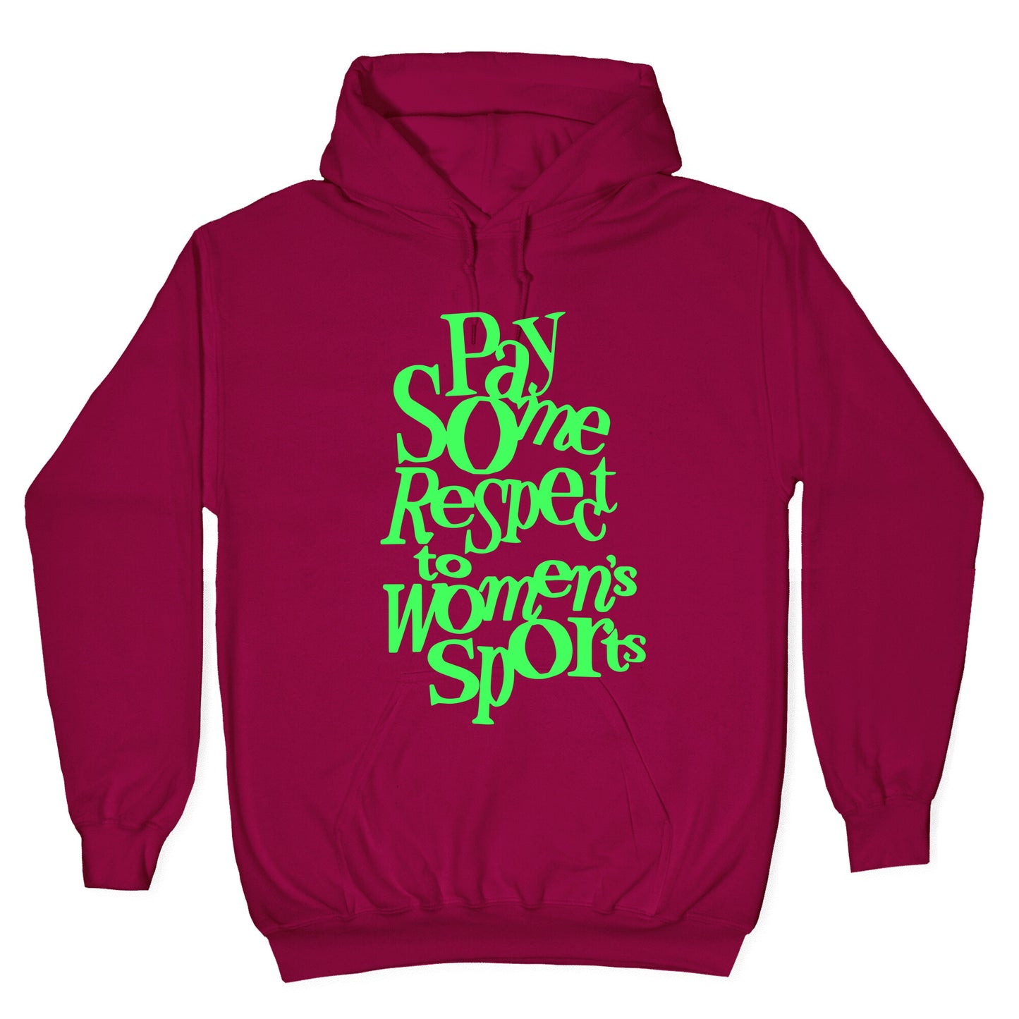 Pay Some Respect To Womens Sports Hoodie