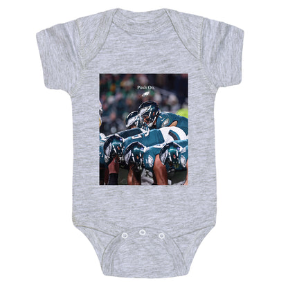 Eagles Push On Baby One-Piece