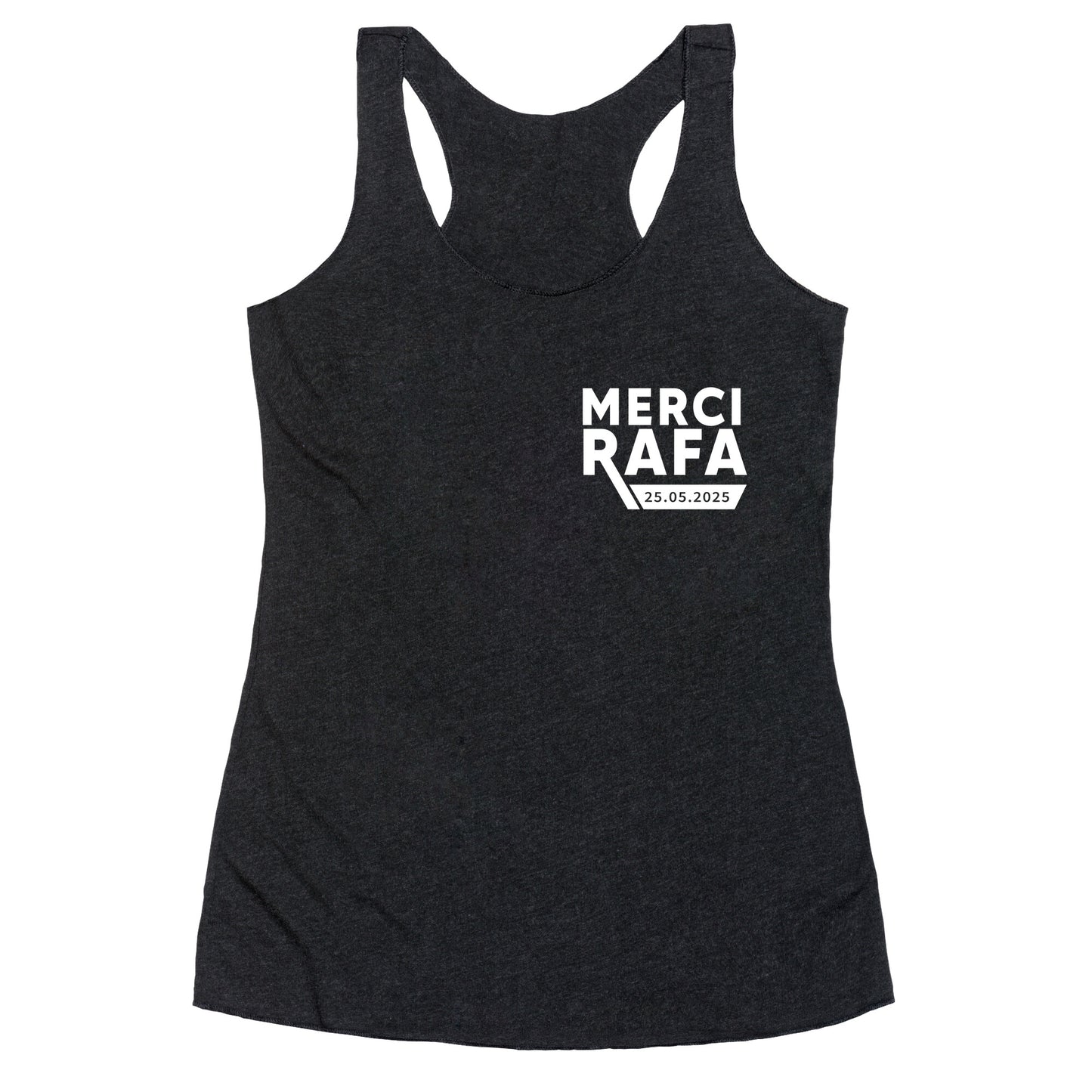 Merci Rafa Racerback Tank