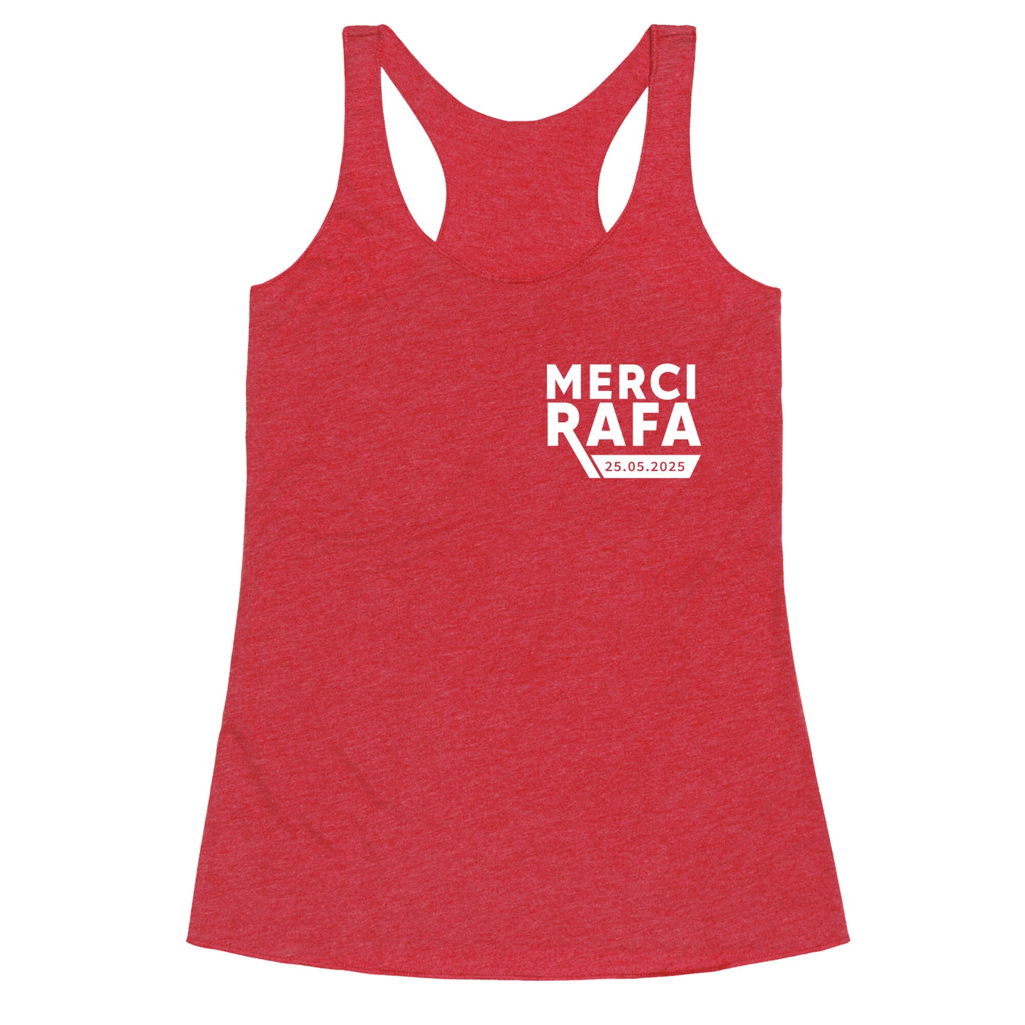 Merci Rafa Racerback Tank