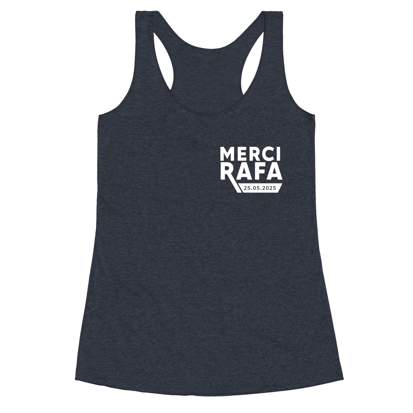 Merci Rafa Racerback Tank