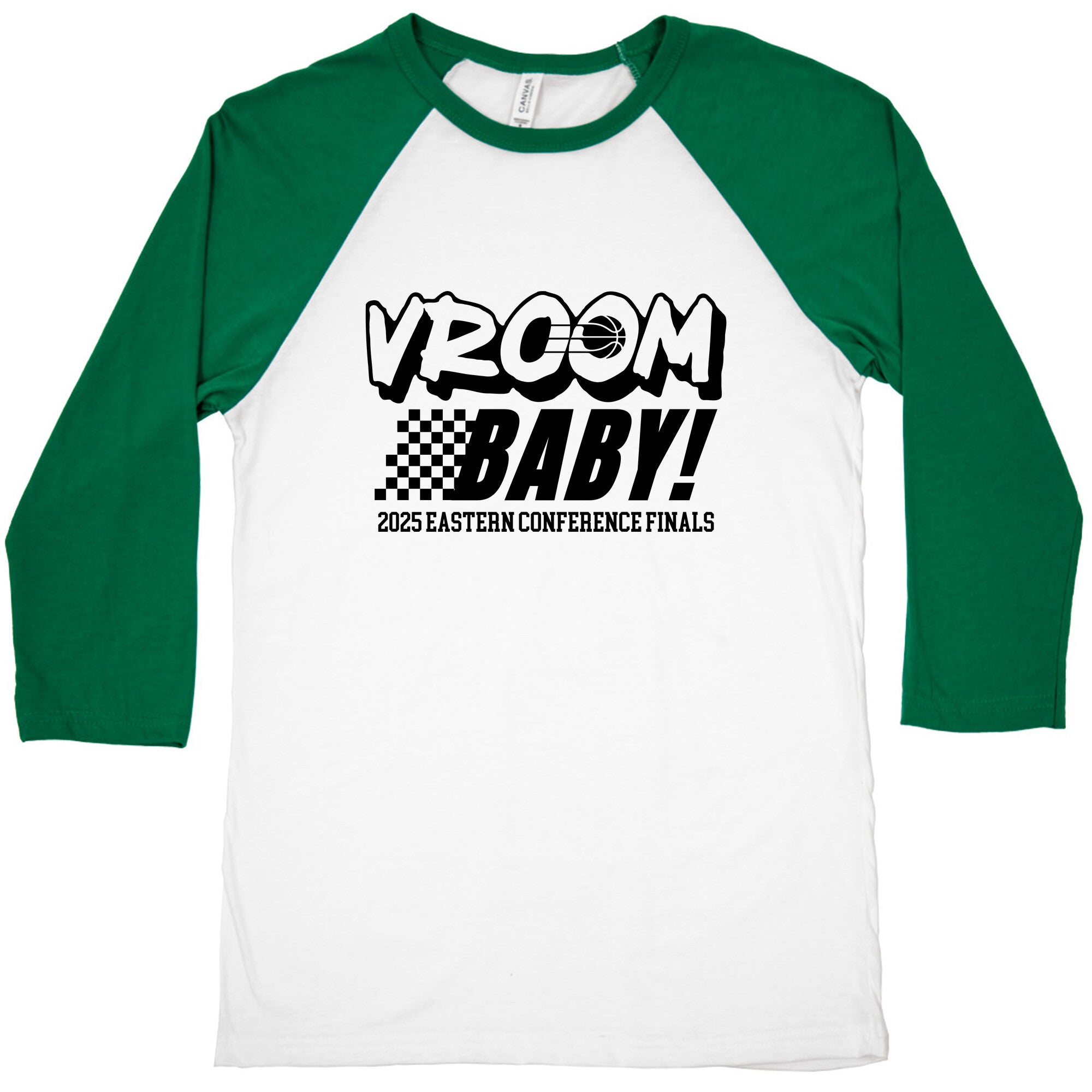 Vroom Baby Pacers Baseball Tee