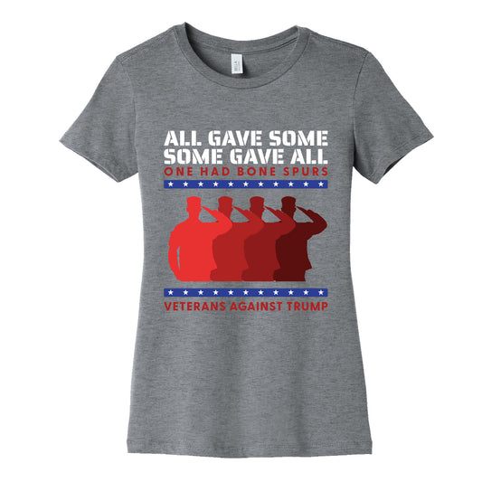All Gave Some Anti Trump Womens Cotton Tee